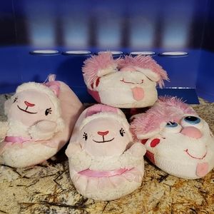 Girls plush slipper bundle